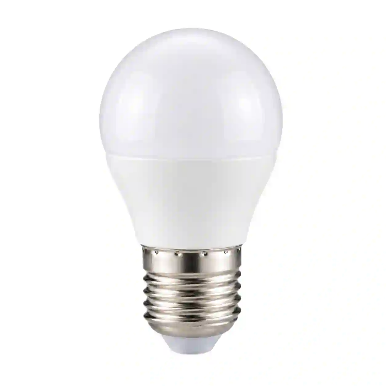 Zmenšená LED žárovka s baňkou G45 a závitovou paticí E27